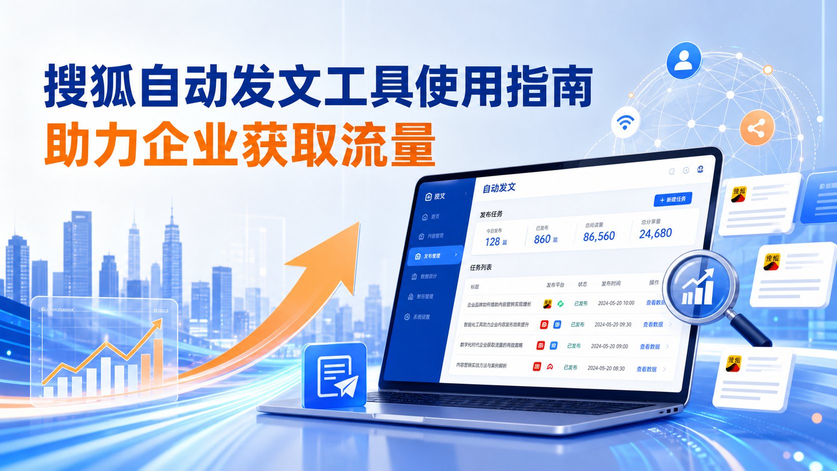 搜狐自动发文工具的使用指南:助力张家界企业获取流量